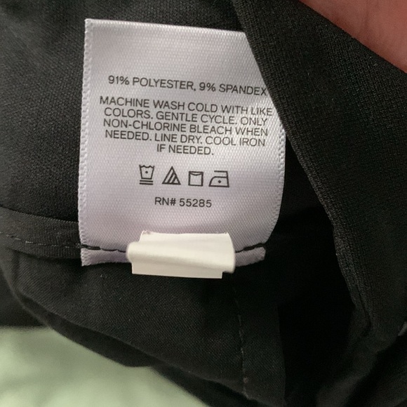 Express Ankle Super High Rise Black Pants - Picture 8 of 8